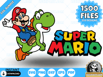 Super Mario SVG Bundle