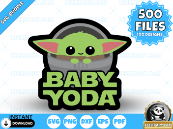 Baby Yoda SVG Bundle