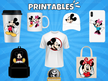 Mickey and Minnie SVG Bundle Cut Files