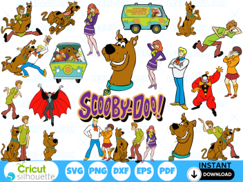 Scooby-Doo SVG Bundle Cut Files Cricut Silhouette