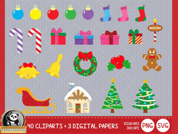 Cute Christmas SVG Collection Cut Files Cricut