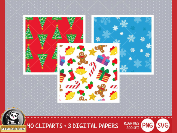 Cute Christmas SVG Collection Cut Files Cricut - Silhouette