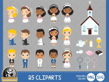 Cute First Communion SVG Collection