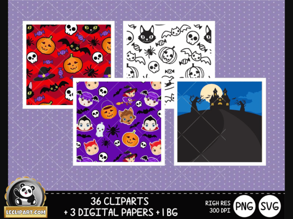 Cute Halloween SVG Collection Cut Files