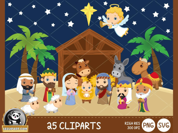 Cute Nativity SVG Collection
