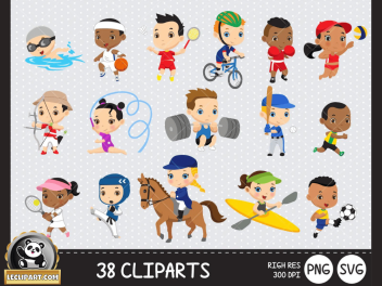 Cute Olympic Games SVG Collection