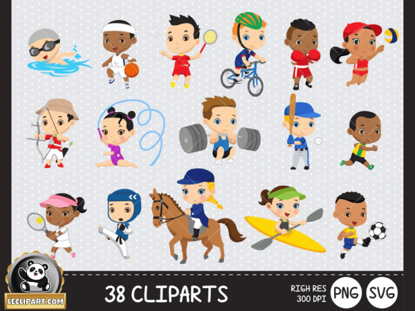 Cute Olympic Games SVG Collection