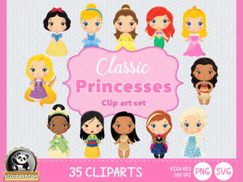 Cute Princess SVG Collection