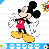FREE Mickey Mouse SVG Cut File for Cricut and Silhouette