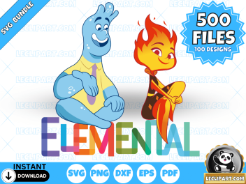 Disney Elemental SVG Bundle