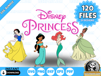 Disney Princesses SVG Bundle