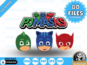 PJ Masks SVG Bundle