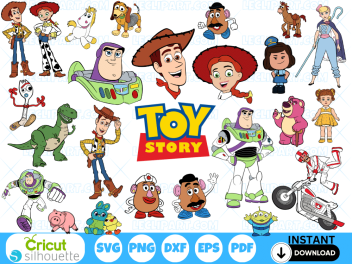 Toy Story SVG Bundle Cut Files Cricut - Silhouette
