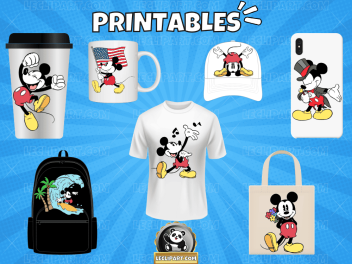 Classic Mickey Mouse SVG Bundle 2