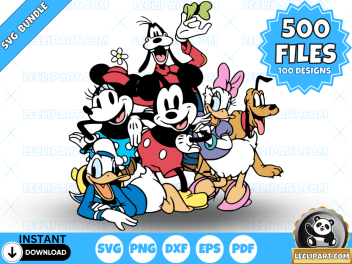 Classic Mickey and Friends SVG Bundle
