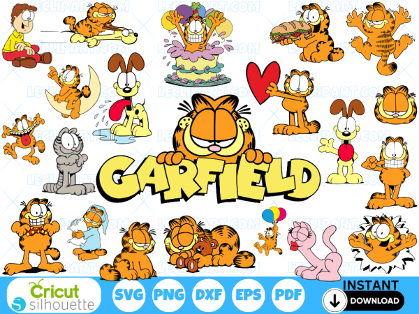 Garfield SVG Bundle 3
