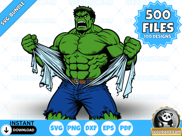Hulk SVG Bundle 1