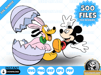 Mickey and Friends Easter SVG Bundle 1