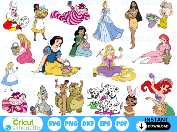 Princess Easter SVG Bundle 3