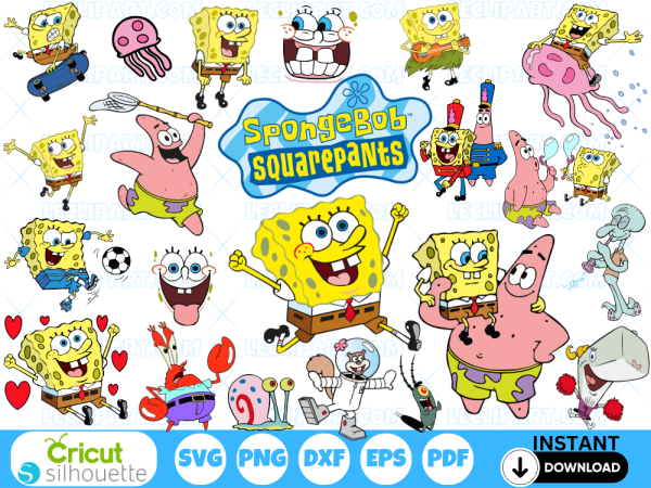 SpongeBob Squarepants SVG Bundle 3