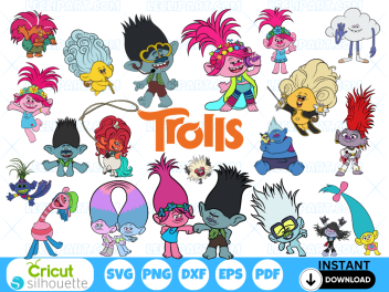 Trolls SVG Bundle 3