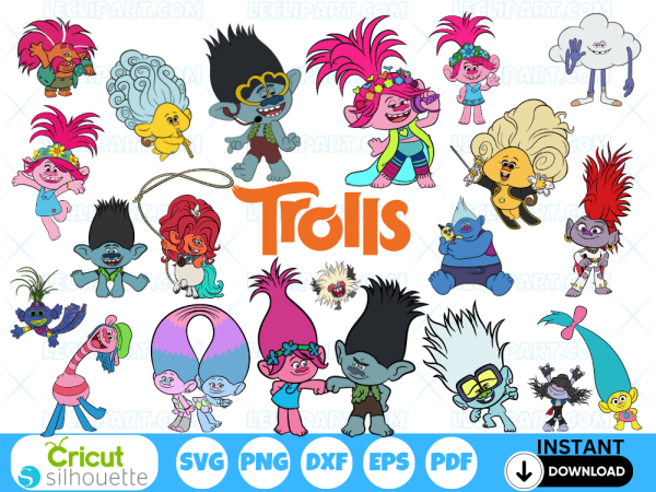 Trolls SVG Bundle 3