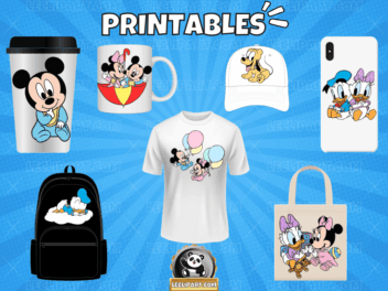 Baby Mickey and Friends SVG Bundle Cut Files Cricut