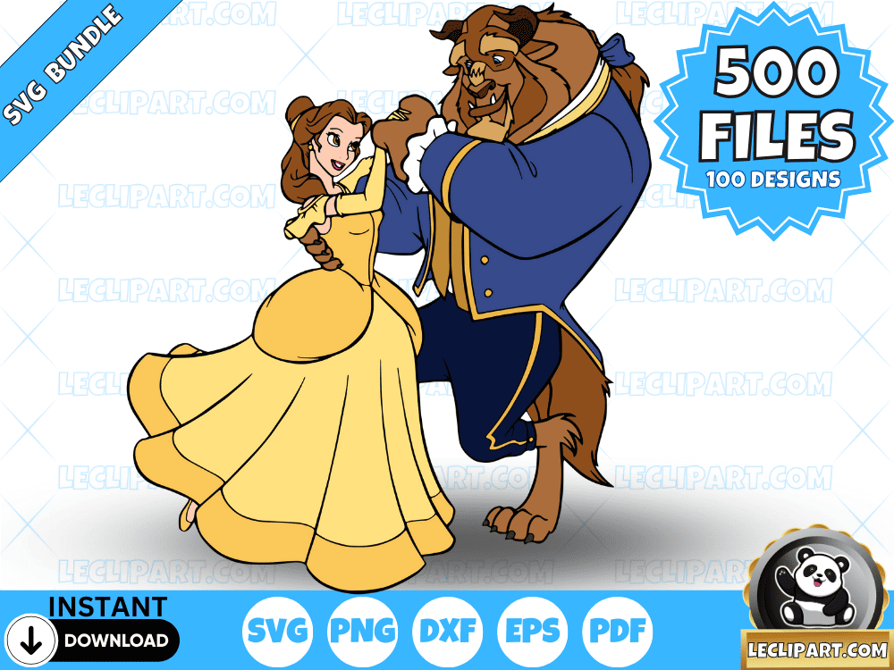 Beauty and The Beast SVG Bundle Beauty and The Beast SVG Bundle 1