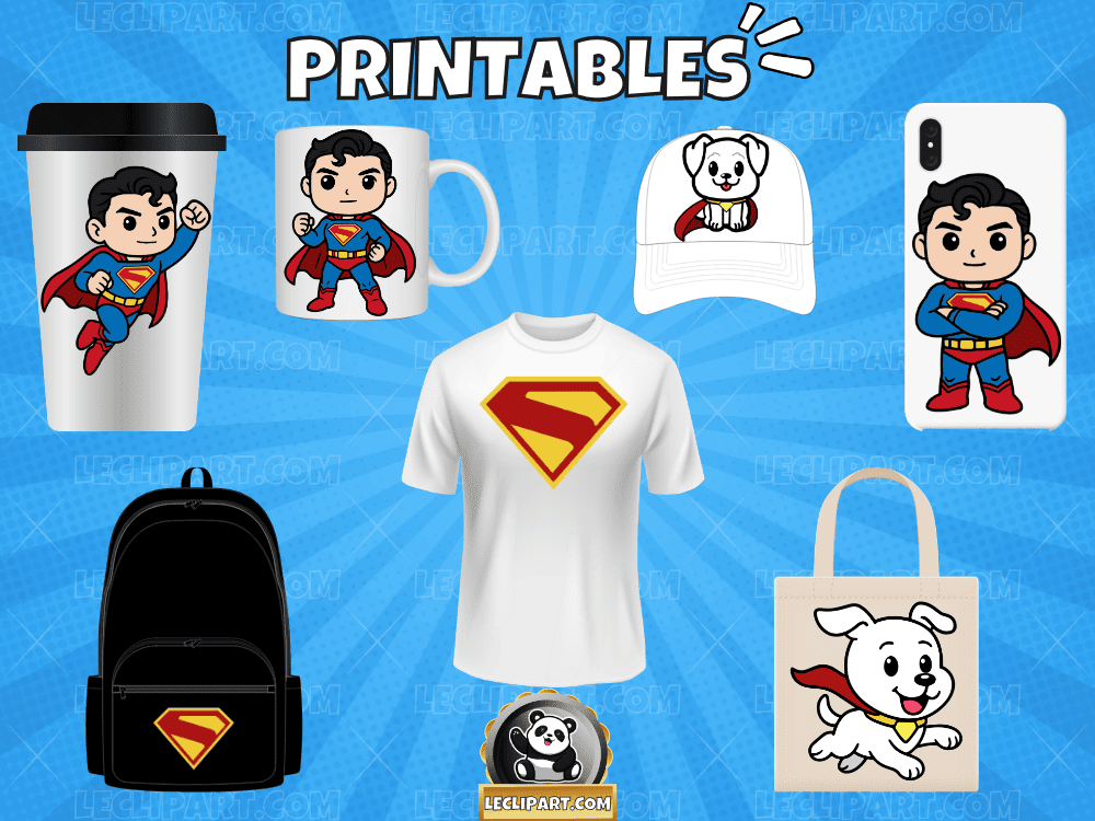 Chibi Superman SVG Collection Cut Files Cricut Silhouette Chibi Superman SVG Collection Cut Files Cricut Silhouette