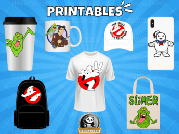 Ghostbusters and Slimer SVG Bundle Cut Files Cricut