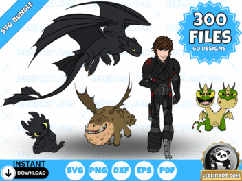 How to Train Your Dragon SVG Bundle