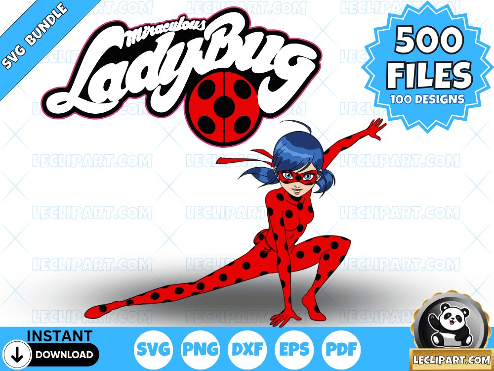 Miraculous LadyBug SVG Bundle Miraculous LadyBug SVG Bundle