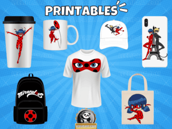 Miraculous LadyBug SVG Bundle Cut Files 2
