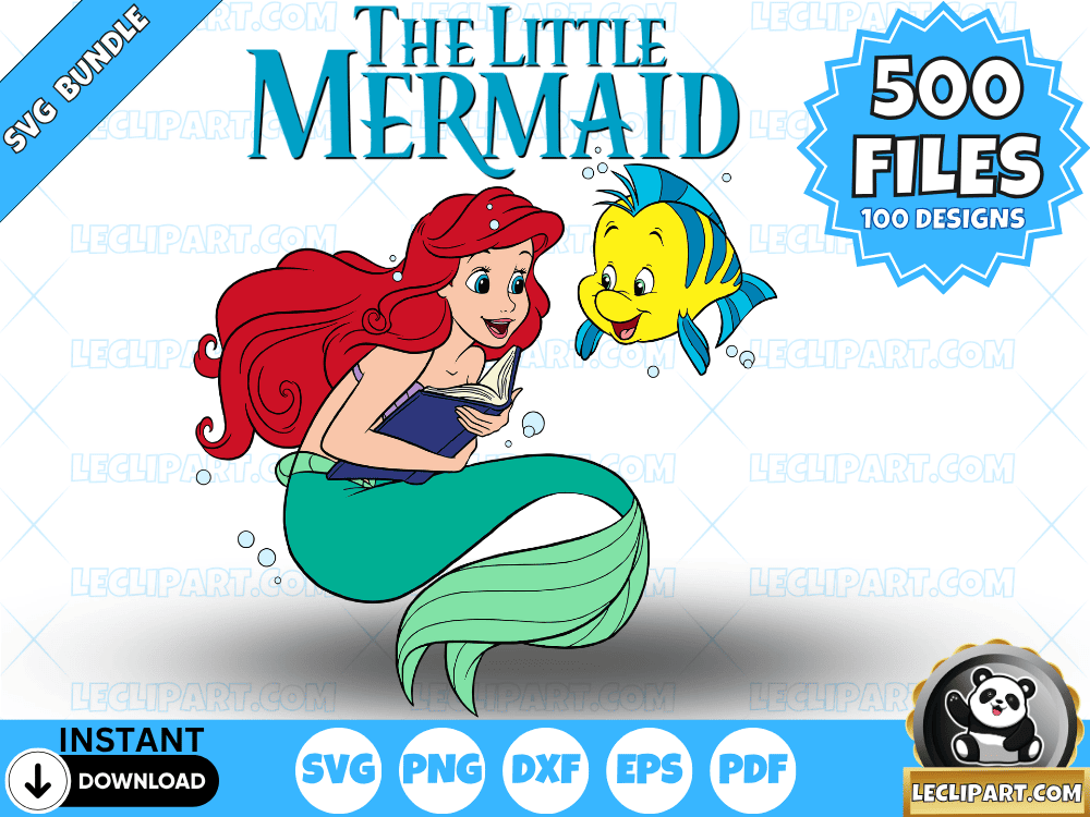 The Little Mermaid SVG BundleBundle-1 The Little Mermaid SVG Bundle